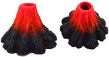 Aquarium Volcano Fish Tank Bubbler Decorations Resin Volcano Ornament for Aquarium Decoration