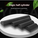 30*7.5cm Half Round Epp Foam Roller Foam Roll Yoga Pilates Fitness Gym Fitness Exercise Yoga Blocks With Massage Floating Point