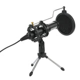 USB Plug Professional Condenser Microphone USB Microphones For Game Chat Studio Recording Computer Free Shipping