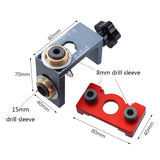 Self Centering Dowel Jig Kit Woodworking Center Finding Doweling Drill Guide Jig Kit  Precise Punch Locator Dowel Jig
