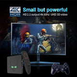 Kinhank™ Retro Super Console X King Amlogic S922X Android TV Box Emuelec 3 In 1 Videa Game Console For PS1/PSP/N64 Wifi 6 Player