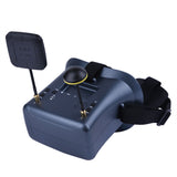 008D PRO FPV Goggle with 5.8GHz 40ch Receiver 3.7V/2000mAh Battery 4.3 inch HD LCD 16:9 for Racing Drone Micro BWhoop Drone