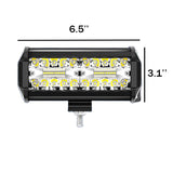 120W LED Bar Offroad Spot Flood Combo  4x4 LED Light Bar/Work Light for Truck Car SUV 4WD Boat ATV Barra LED Headlights 12V 24V
