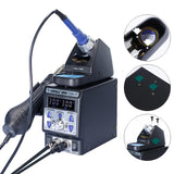 2 in 1 Rework Station 720W Soldering Station SMD Hot Air 60W Soldering Iron BGA Welding Tool Upgrade Soldering Stations