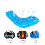 Car seat Breathable Ass Cushion Ice Pad Gel Pad Non-Slip Wear-Resistant Durable Soft Comfortable Cushion For Pressure Relief
