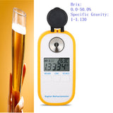 Beer Wort Refractometer Brix 0-50% Specific Gravity 1.000-1.130 Digital Hydrometer Accuracy Brewing SG Wine Alcohol Meter 25%off