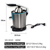 European-style Household Electric Orange Juice Squeezing Lemon Orange Orange Juice Machine Food Processor Baby