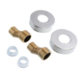 Chrome Zinc Alloy Bathroom Basin Mixer Faucet Sink Tap Wall Mounted Hot &amp; Cold Water Mixer High Quality Faucet