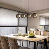 Gray Glass Pendant Light Dining Room Restaurant Light Hanging Lamp Kitchen Decor Home Nordic Indoor Bedroom LED Lighting Fixture