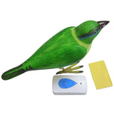1pc New Unique Design Wireless Digital Jingle Bell Clear Simulation Bird Sound Home Green Remote Control Chime Doorbell