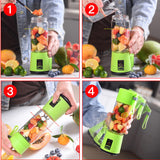 Portable Size USB Electric Fruit Juicer Handheld Smoothie Maker Blender Stirring Rechargeable Mini Portable Juice Cup Water