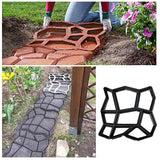 Black Plastic Making DIY Paving Mould Home Garden Floor Road Concrete Stepping Driveway Stone Path Mold Patio Maker