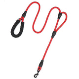 1.8m Pet dog leash Reflective nylon double handle dog walk training leashes for large small dog cat pet supplies Dropshipping