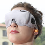 3D Natural Sleeping Eye Mask Cover Eye Aid Sleep Shading Eyepacth Adjustable Length Breathable Unisex Men Women Blindfold Goggle