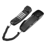 Mini Telephone Home Landline Phone Wall Mounted Telephone Desktop Corded Fixed Phone House Telephones for Home Hotel Office Use