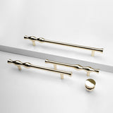 Modern Gold Grey Zinc Alloy Wardrob Dresser Pulls Wine Cabinet Knobs and Handles for Furniture Hardware Accessories