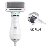 Portable Dog Dryer 2-In-1Hair Dryer For Dogs Adjust Temperature Low Noise Pet Dryer Dog Grooming Comb Fur Blower Seche Cheveux