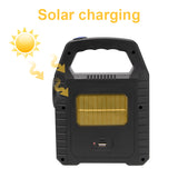 Portable Solar Lantern COB LED Work Lamp Waterproof  Emergency Spotlight USB Rechargeable Hand lamp for Outdoor Hiking Camping