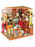 CUTEBEE Kids Toys Dollhouse Kit with Furniture Assemble Wooden Miniature Doll House Diy Dollhouse Puzzle Toys For Children M2011