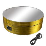 Multifunction Automatic Electric Platform Rotating Display Stand Universal Motorized Turntable ABS Jewelry 360 Degree Revolving