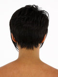 Mechanism chemical fiber wig short straight hair natural fluffy rose net chemical fiber headgear