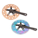 Bicycle 104BCD 54T/56T Round Narrow Wide Chainring Crankset Tooth Plate MTB Wide Chainring Crankset Tooth Plate Bicycle Parts