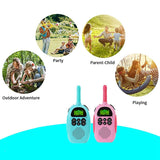 Walkie Talkies for Kids,Rechargeable Long Range Boys Girls Kid Walkie Talkies Toys for 3-12 Years Old Child