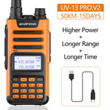 New Baofeng UV-13 PRO Walkie Talkie Long Range Transreceiver Dual Band With Type-C Charger Upgrade UV-10R Ham Two Way Radio