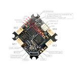 Happymodel CrazyF4 ELRS AIO 5in1 Flight Controller Built-in 868 mhz 900MHz ELRS RX ExpressLRS BLHELIS 5A 200mW for FPV BWhoop