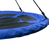 Outdoor 1M 40inch Saucer Rotate Tree Swing 900D 600lbs Flying Giant Rope Round Swing
