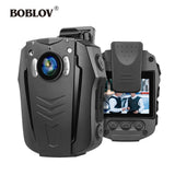 BOBLOV PD70 WiFi Body Camera 1296P Wearable Body Cameras Night Vision Camera Built-in Memory Small Body Audio Recording camera