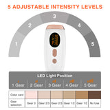 999999 Flashes IPL Laser Hair Removal Instrument Painless Permanent Electric Epilator Pulsed Light Device 5 Intensity Levels