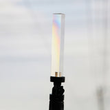 Crystbal Glass triangular prism for Photography with stand , Rainbow  Glass  for Wedding Portrait Photo Studio Shooting