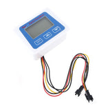 Digital Lcd Display Water Flow Sensor Meter Flowmeter Rotameter Temperature