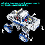 City Technical 2 in 1 RC Deformation Combat Robot Building Blocks Remote Control Monster Truck Car Bricks Toys For Boys