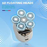 VGR waterproof powerful rotary electric shaver for men wet dry beard electric razor balds head shaving machine rechargeable