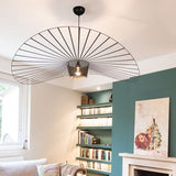 Modern Straw Hat Pendant Light  Hanging lustre lamp Nordic Minimalist Creative for Dining Living Bedroom Bar Cafe Room