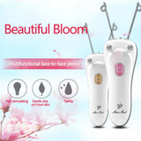 Women Electric Epilator Body Facial Hair Removal Defeatherer Cotton Thread Depilator Lady Shaver Face Hair Remover Machine
