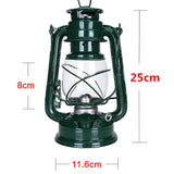 Retro Outdoor Camping Kerosene Lamp Oil Light Lantern Mediterranean Style Decor Multifunction Iron Structure lampiao querosene