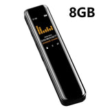 Mini Portable Digital Voice Activated Recorder For Lectures And Meetings Noise Reduction Clear Audio Sound Recorder MP3 Black