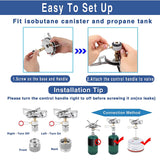 Backpacking Stove Portable Camping Stove Burner,Small Backpack Stoves,Lightweight Hiking Stove with Carrying Case