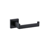 Matte Black Stainless Steel Bathroom Hardware Sets Robe Hook Towel Bar Toilet Paper Holder Bathroom Accessories Sets