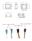 Smart Flow Meter Fuel Gauge Flowmeter Counter Flow Indicator Sensor Diesel Gasoline Gear Flow Sensor with LCD Flow Meter