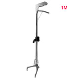 Stainless Steel Durable Self Locking Snake Tong Professional Tool Reptile Grabber Outside Protective Wide Jaw Foldable Catcher