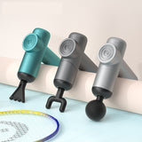 2022 New Massage Gun Body Massager Muscle Relaxer Electric LED Display 8 Kinds of Professional Massage Head Fascia Gun Gift