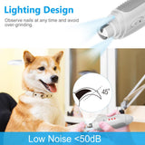 Pet Nail Grinder Dog Nail Clippers Painless Rechargeable USB Electric Cat Paws Nail Cutter Grooming Trimmer File US Dropshipping
