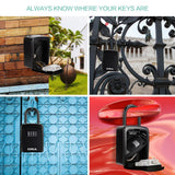 ORIA Password Key Box Outdoor Key Safe Lock Box Decoration Key Code Box Key Storage Lock Box Wall Mounted Password Box