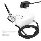 Multi-purpose Professional 0.3mm Airbrush Non-oil Type 15-25PSI Air Pump Set for Model Making Art Painting