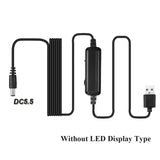 LED Display Electric Nail Drill Power Cord USB Charger Power Line For  Nail Drill Machine 5.5 Adjustable Speed Forward Reverse
