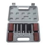 Sandpaper Circle Grinding Wheel Sandpaper Polishing Shank Grinding Accessories with Connecting Rod for Electric Grinding